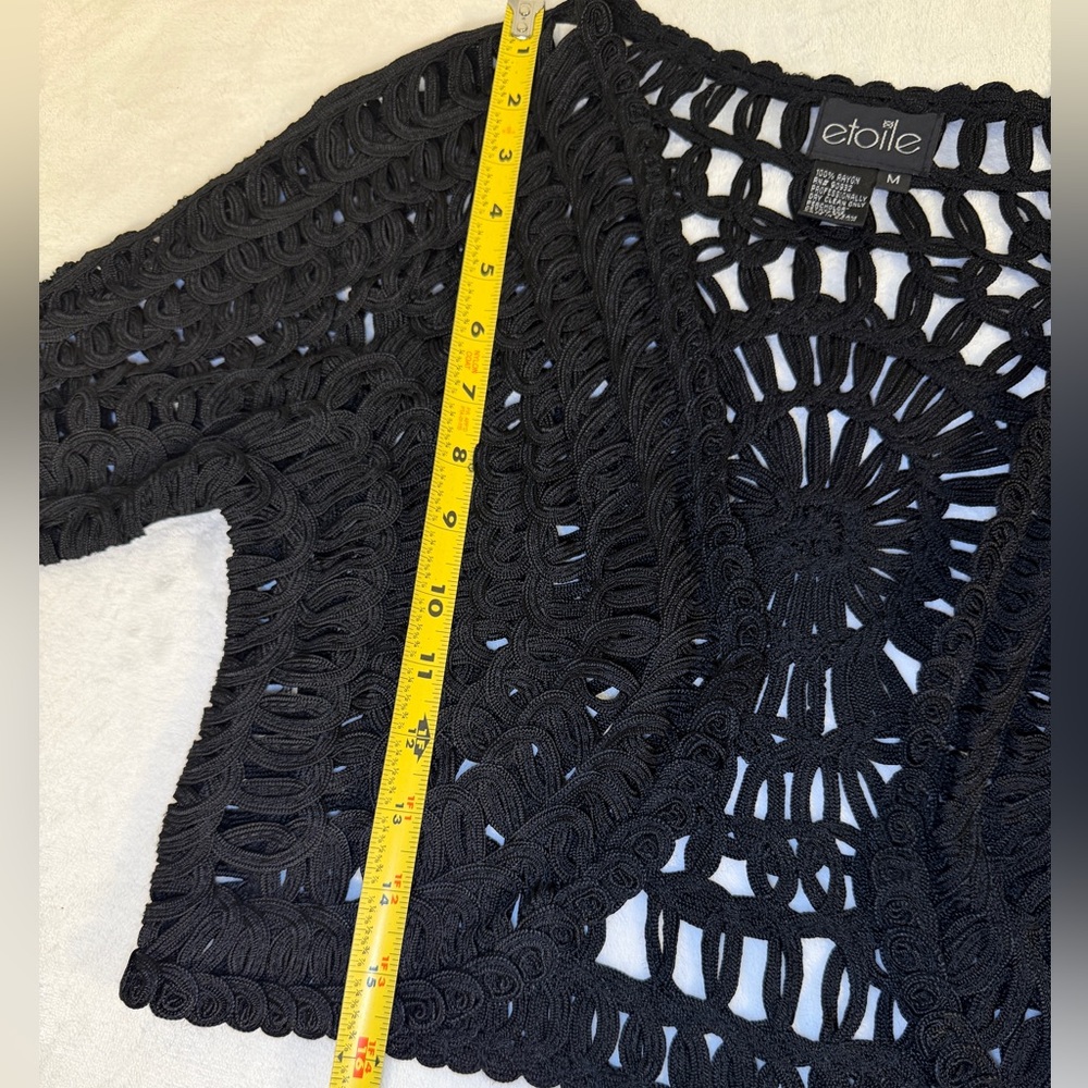 Etoile Black Hand Beaded Vest Evening‎ Collection Size Medium
Black - Picture 10 of 10